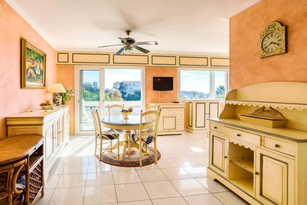 Апартаменти A6- 2 Bdr Incredible Sea View - Ac, Garage & Terrace Антіб Екстер'єр фото