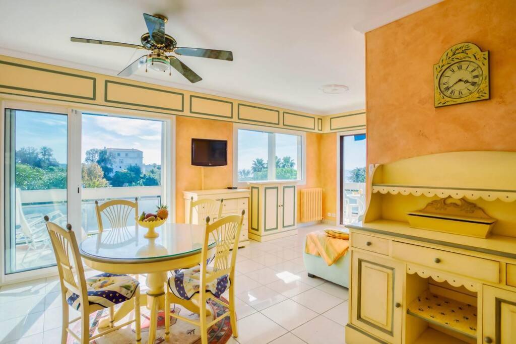 Апартаменти A6- 2 Bdr Incredible Sea View - Ac, Garage & Terrace Антіб Екстер'єр фото